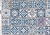 Papel de arroz vintage, azulejos azules*Vintage Reispapier, blaue Fliesen*Винтажная рисовая бумага, голубые плитки